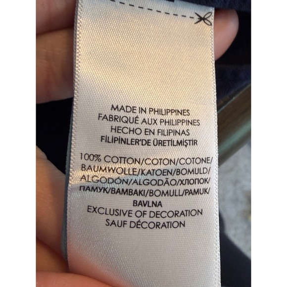 Ralph Lauren Mens Short Sleeve Button Down Shirt Navy Blue Polo Pony Logo Size M - Picture 7 of 7